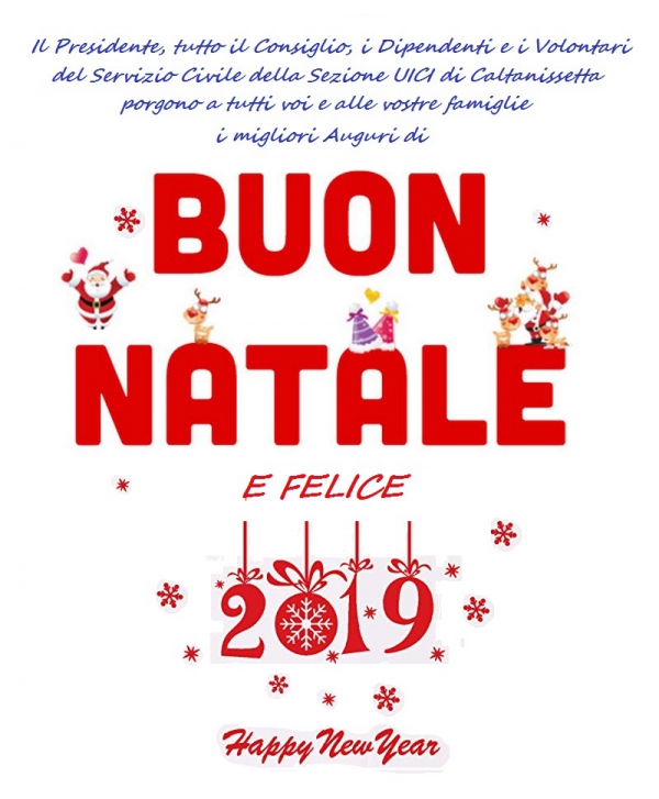 Immagine con gli auguri di Buon Natale